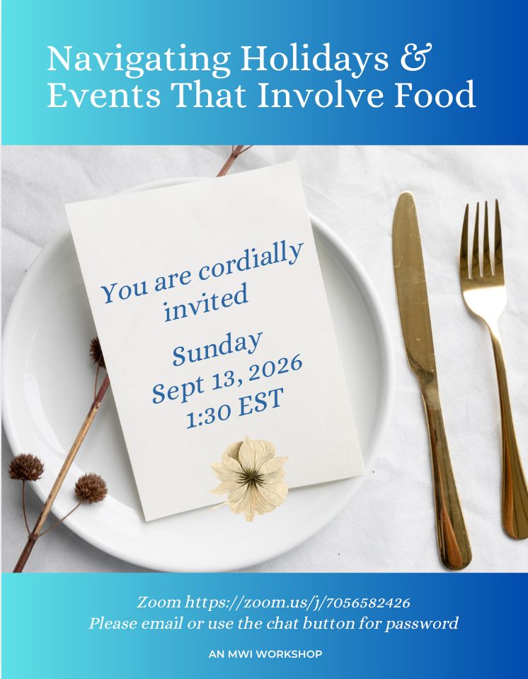 Holiday and Food Plan Recovery Workshop